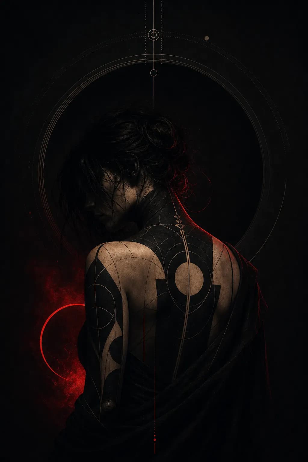 Portret stylistyczny Mika Ritual dla NAMI Tattoo