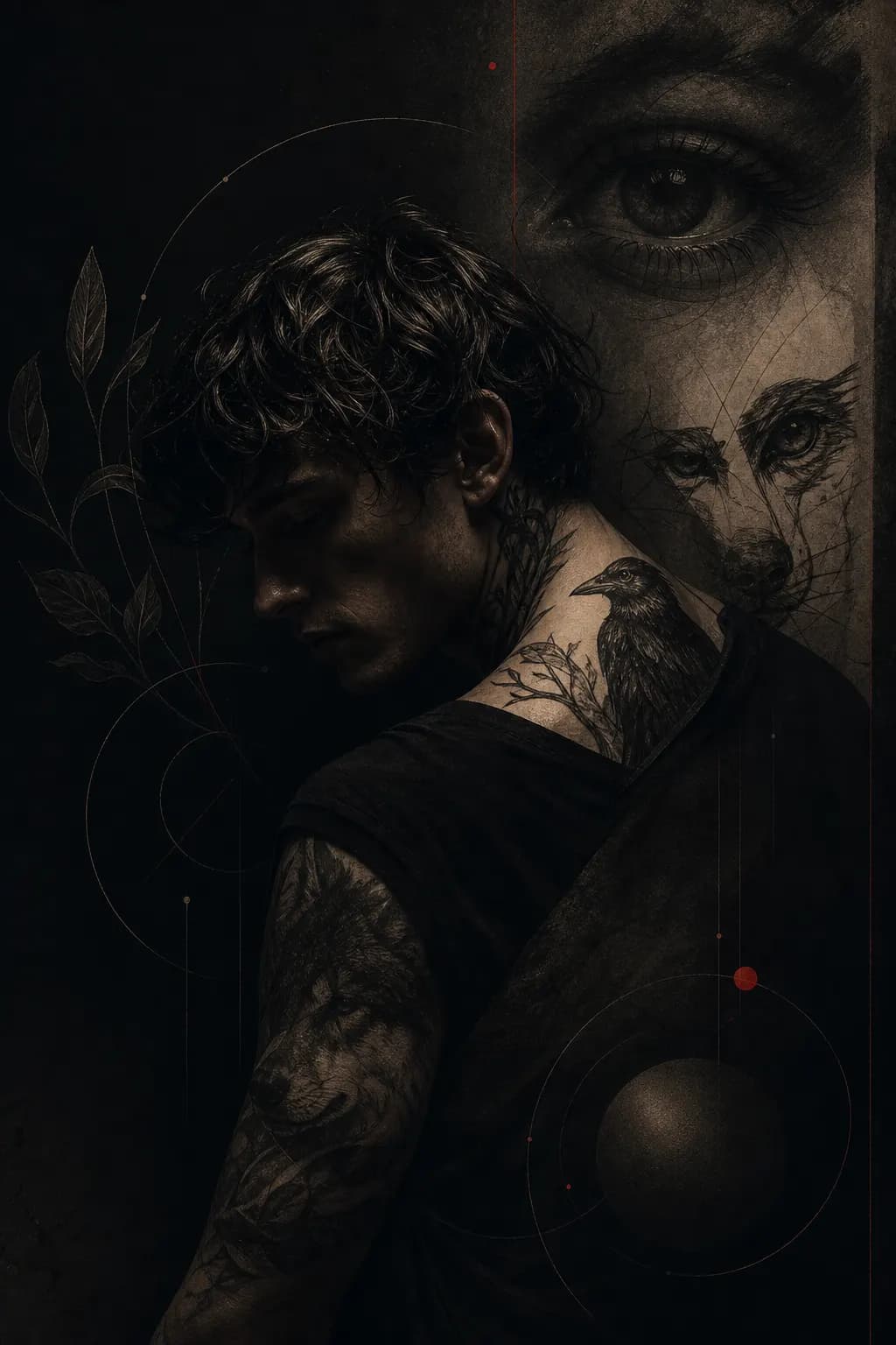 Portret stylistyczny Noah Black dla NAMI Tattoo